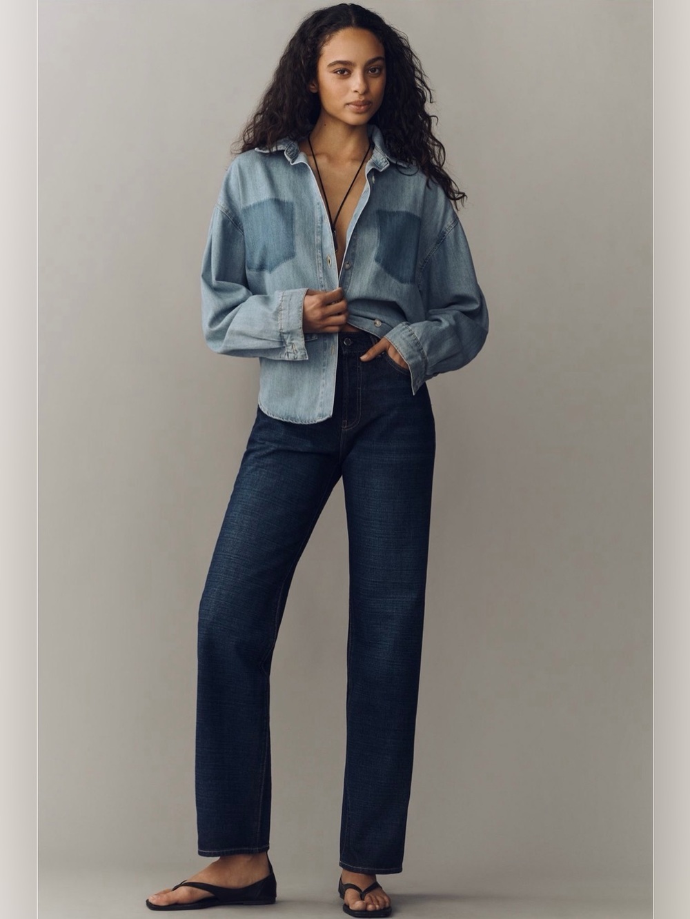 AG Sydney High-Rise Relaxed Stovepipe Jeans NWT